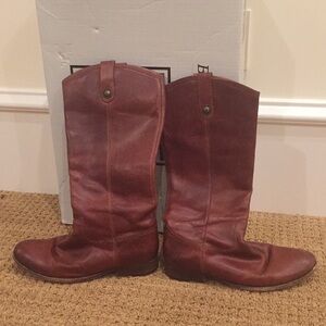 Frye Melissa Button in Cognac